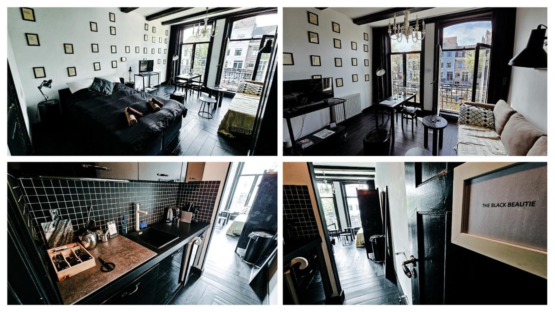 The Black Beauty Private Studio With Canal View From 1799 Amesterdão Exterior foto